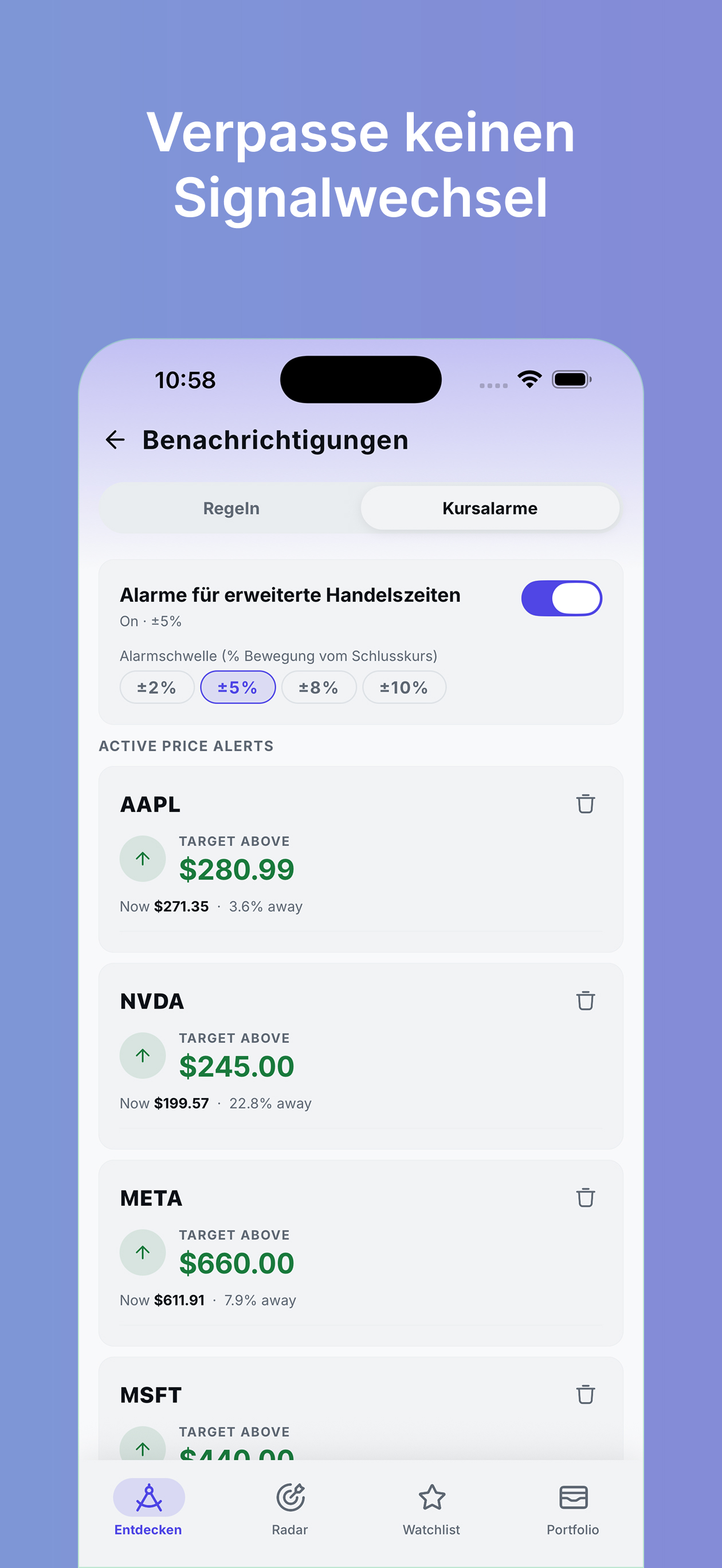 WatchSignal app screenshot 8