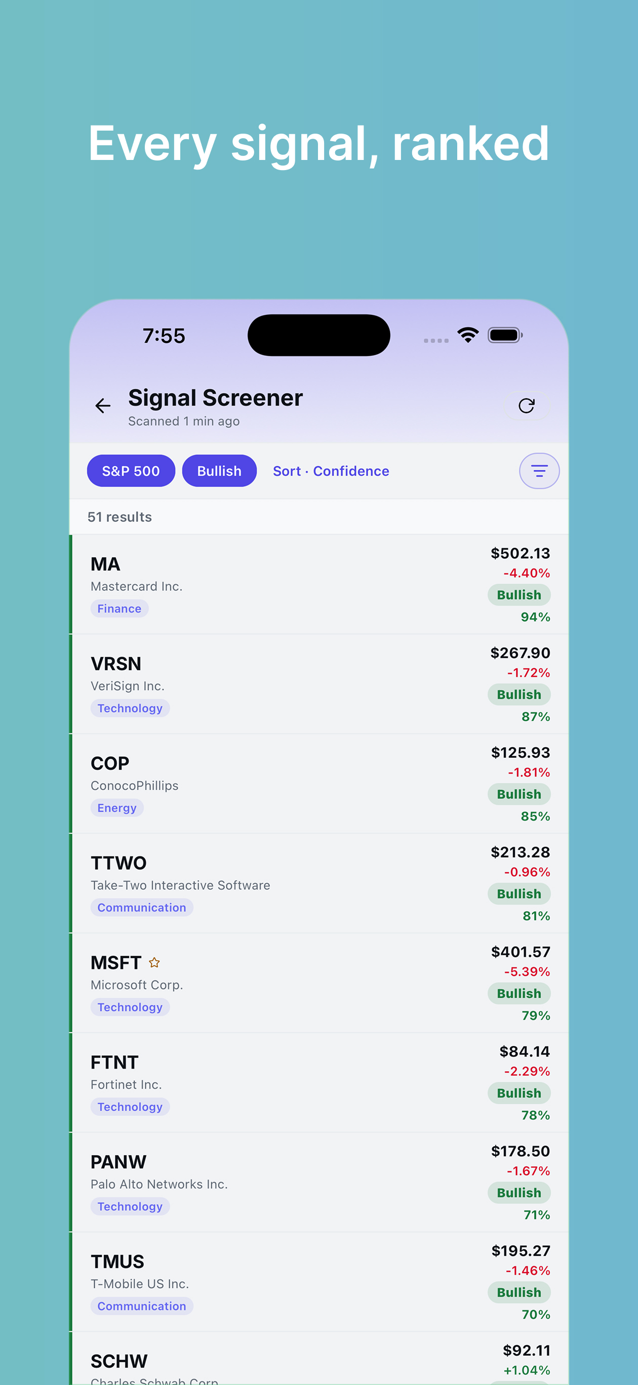 WatchSignal app screenshot 4