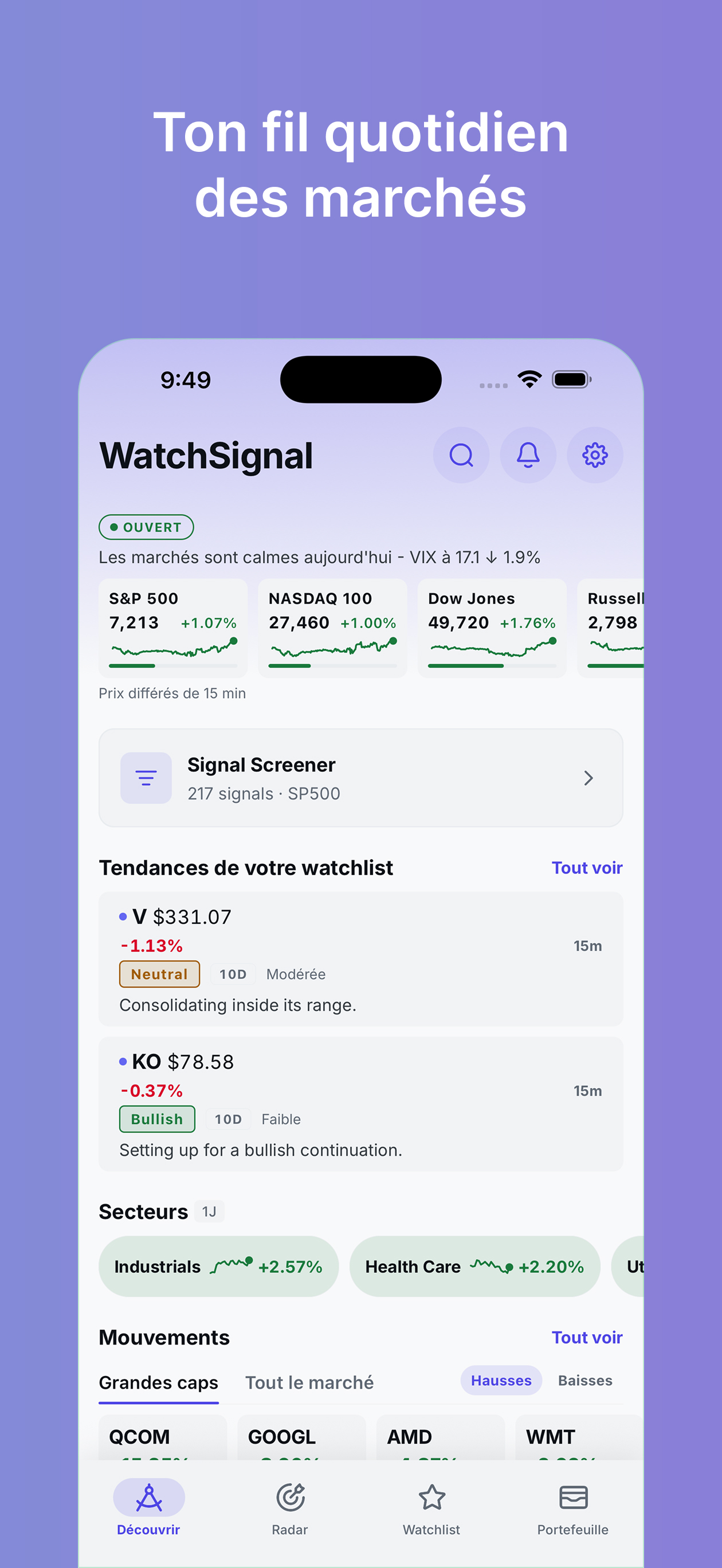 WatchSignal app screenshot 9